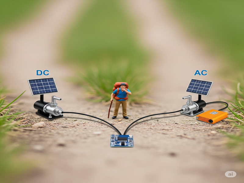 ภาพปั๊มน้ำบาดาล (Submersible Pump) ชนิด DC